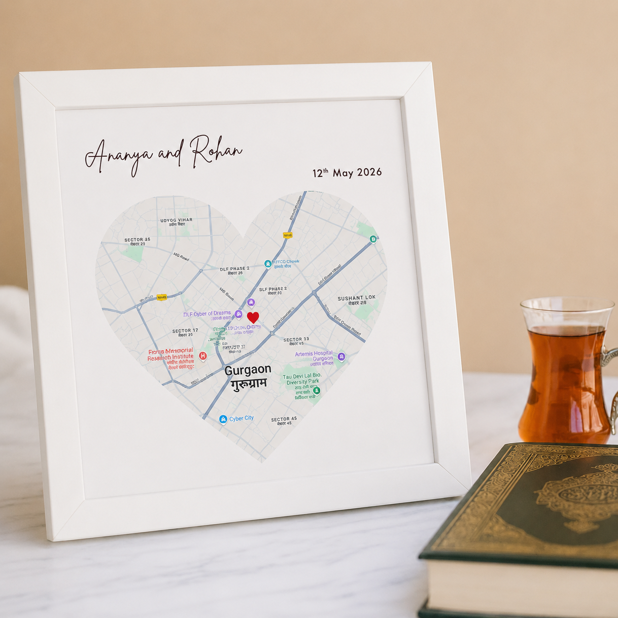 Our Special Place Map Frame