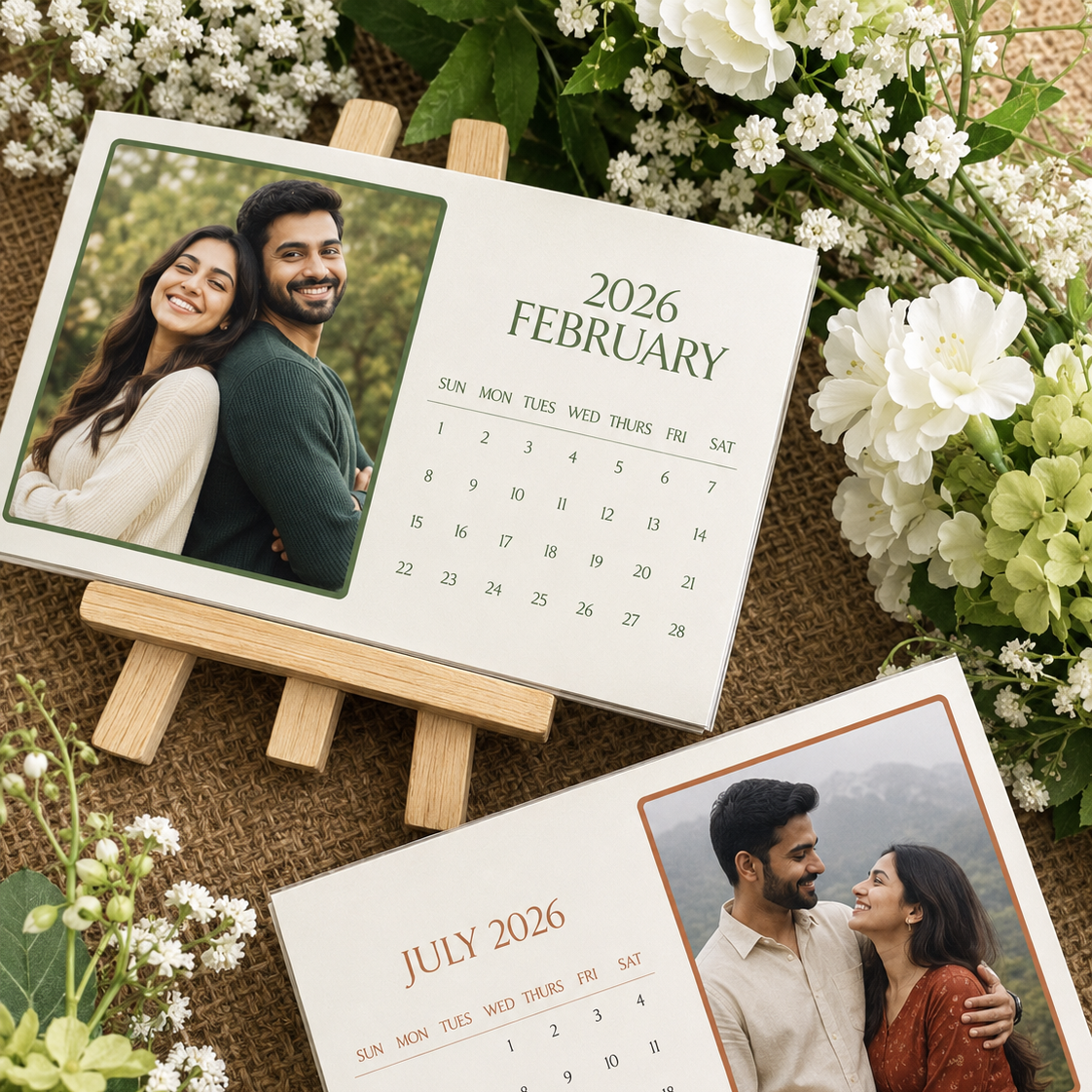 Timeless Memories Personalized Photo Calendar