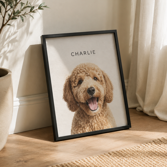Personalized Pet Portrait Frame