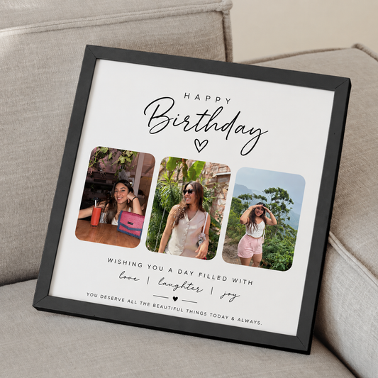 Happy Birthday Personalized Photo Frame